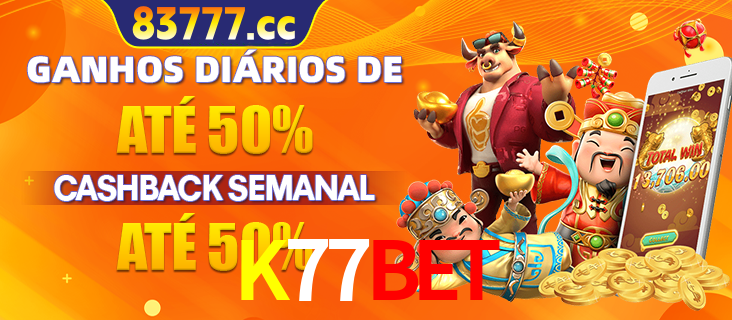 Anúncio de um membro ganhador do cassino K77BET que ganhou R$2.193.486,00 jogando o slot PG Fortune Tiger, com os mascotes do jogo comemorando o prêmio.