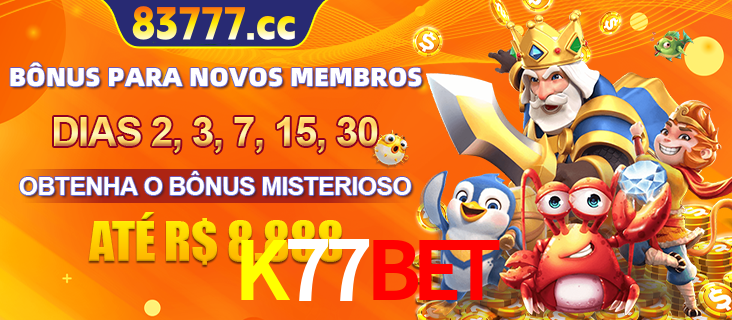 Anúncio dos benefícios para Membro VIP Sênior na plataforma K77BET, incluindo bônus promocionais, semanais e mensais, ilustrado com o personagem Fortune Tiger.